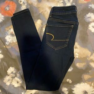 Dark wash AE jeans